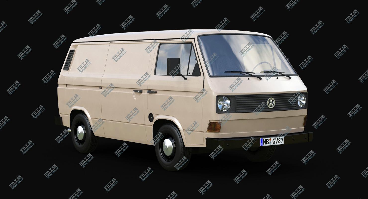 images/goods_img/20210319/Classic VW Caddy and Transporter T3 3D model/2.jpg